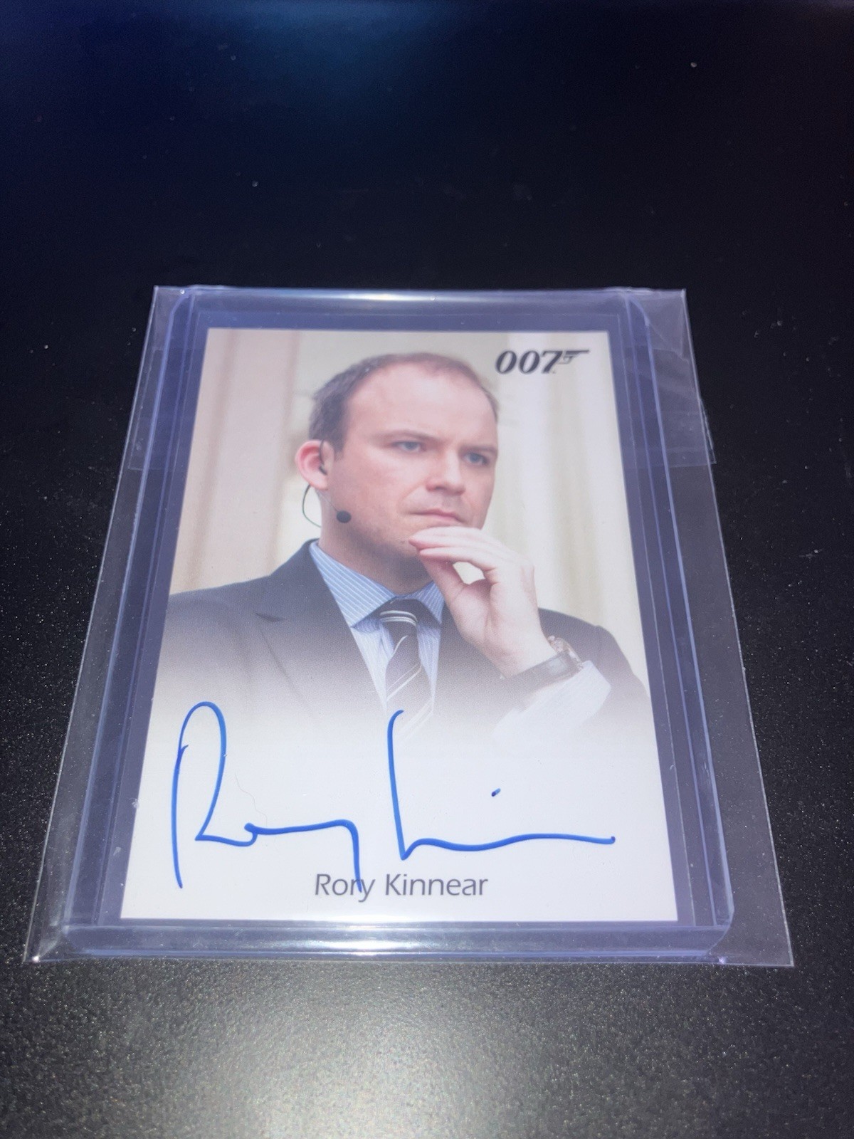 2017 JAMES BOND ARCHIVES FINAL EDITION RORY KINNEAR AUTOGRAPH SKYFALL TANNER