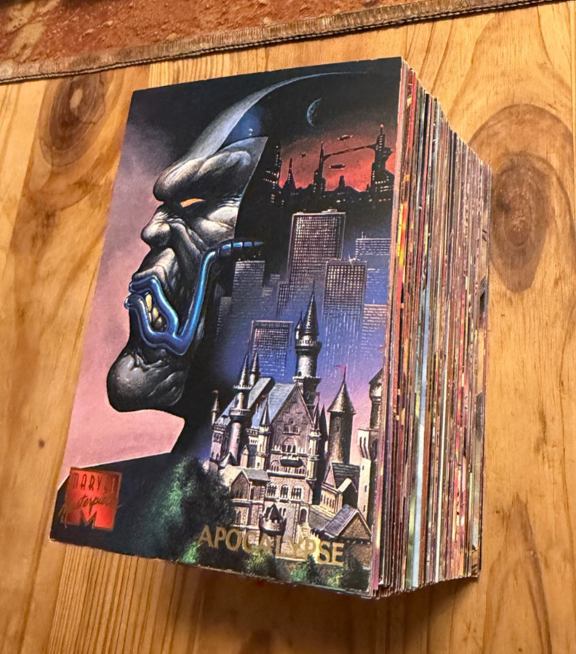 1995 Fleer Marvel Masterpieces Complete Set (151 Cards) w/ Hulk & Spider-Man +++