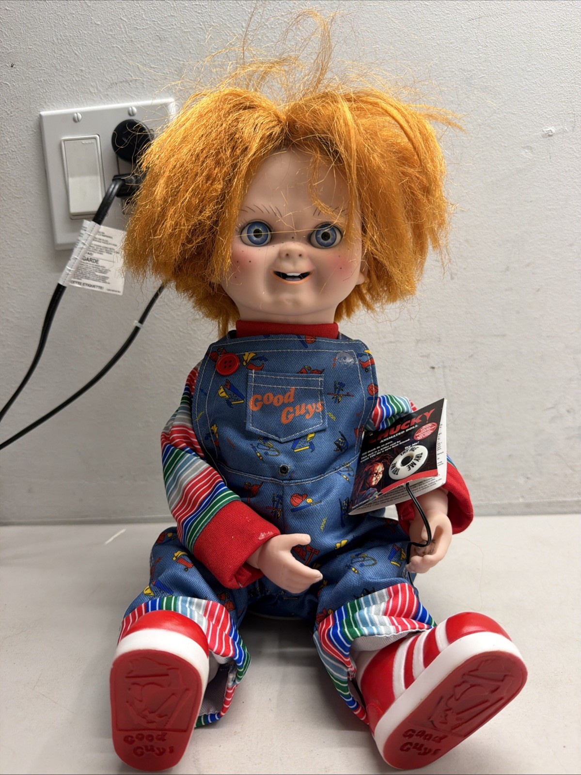 Chucky Good Guys Animated Doll Motion Activated Talking Halloween Prop With Tag