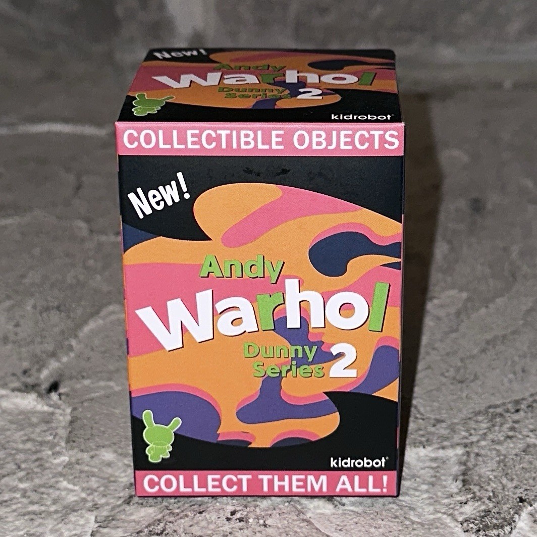 New 2017 Andy Warhol x Kidrobot Dunny Series 2 Collectible Figure Blind Box Art New 2017 Andy Warhol x Kidrobot Dunny Series 2 Collectible Figure Blind Box Art