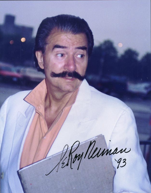 LEROY NEIMAN - PHOTOGRAPH SIGNED 1993