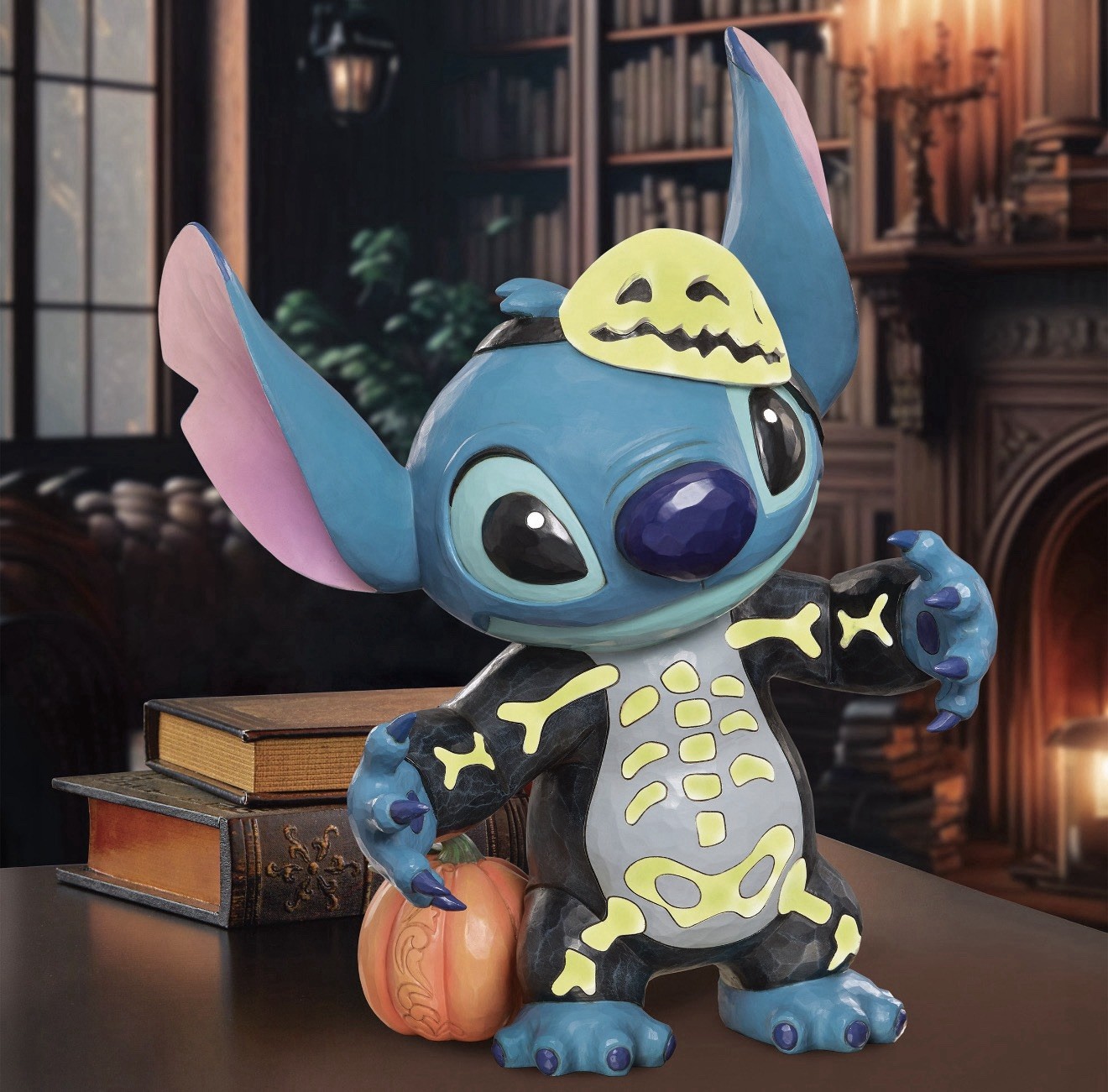 17in Disney Stitch Skeleton by Jim Shore