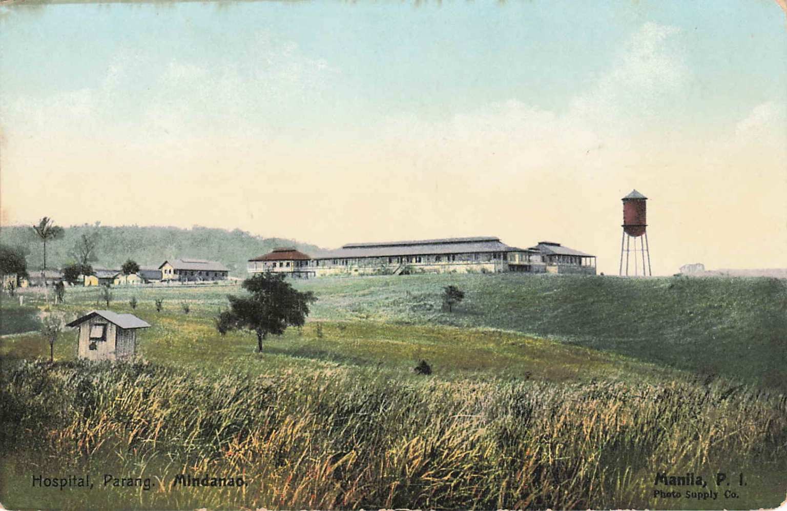 Vintage Postcard Hospital Parang Mindanao Philippines Photo Supply Co.