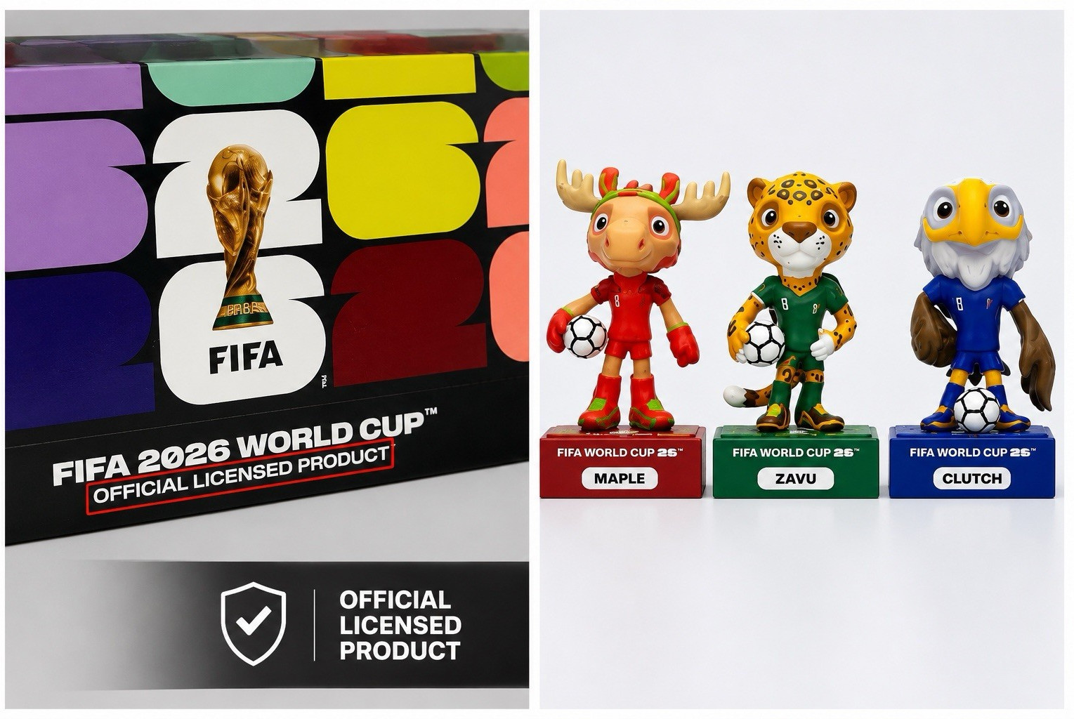 FIFA World Cup 2026 Official Mascot Figurines Set 3 Pcs 9cm Licensed Collectible