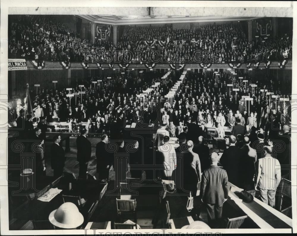 1932 Press Photo 14th Annual Convention of the American Legion at Portland, Ore