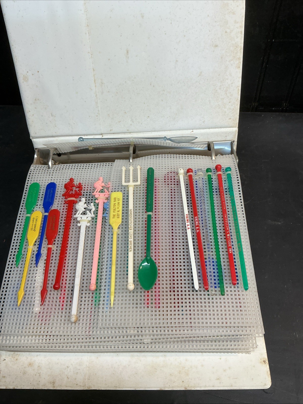 Huge LOT of 100+ Vintage Swizzle Sticks  - Lifelong Collection - 50\'s 60\'s 70\'s