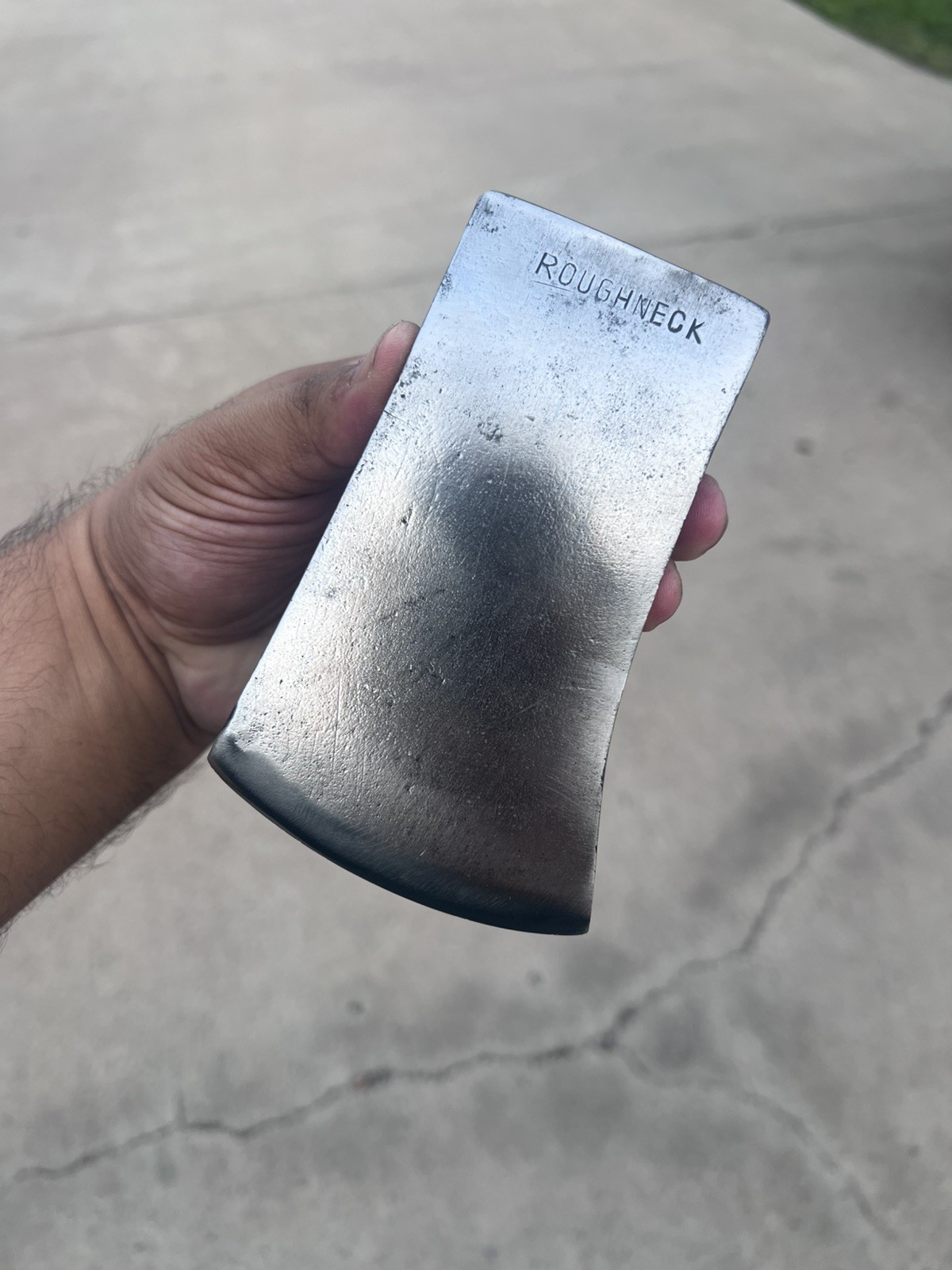 Bad-Axe Cleaned Up: ROUGHNECK Axe Head 1 1/4 WK21 Polished Sharpened 