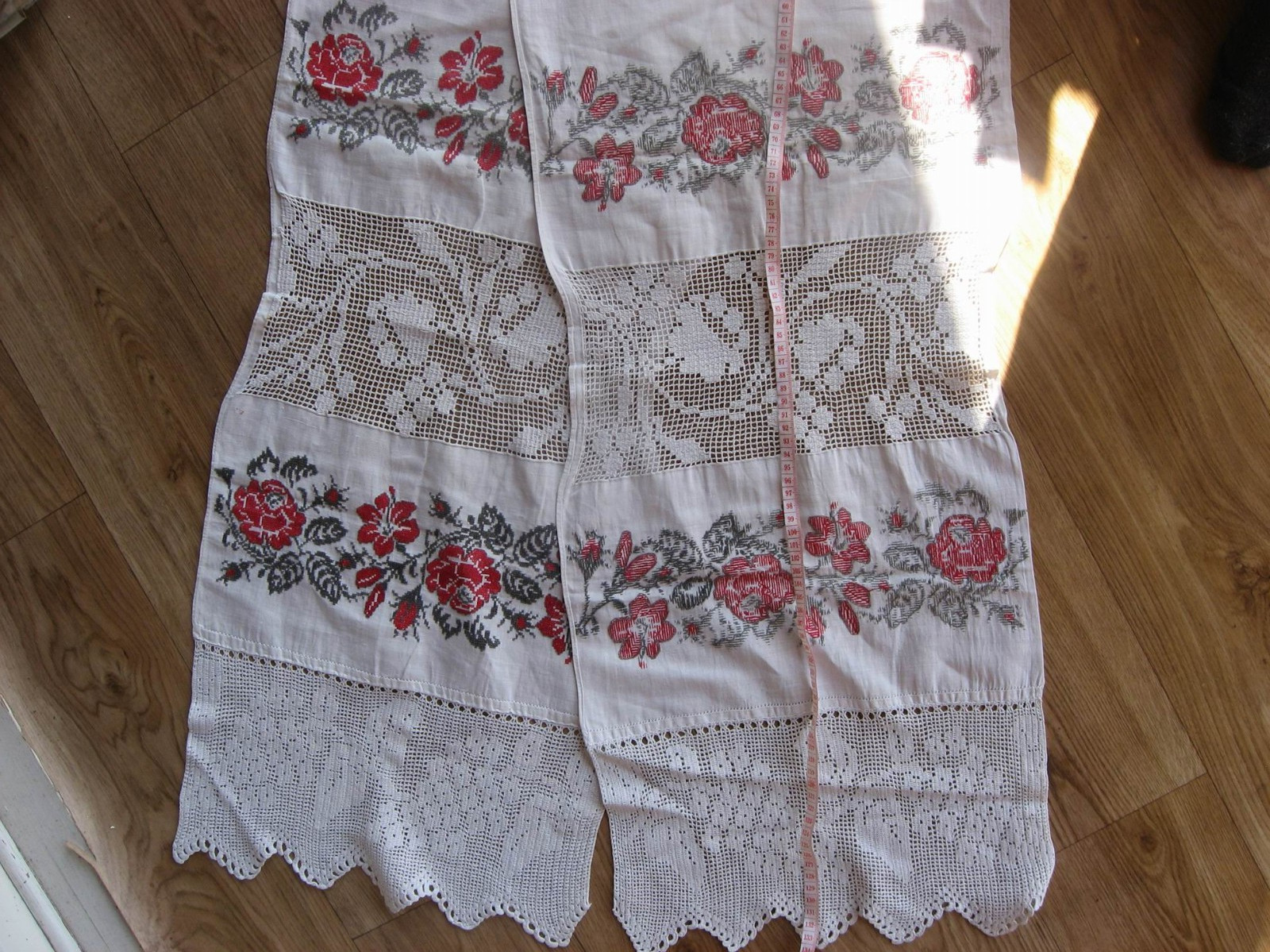 Antique UKRAINIAN RUSHNYK RUSHNIK UKRAIN Cherkas Old Hand Embroidery Towel,