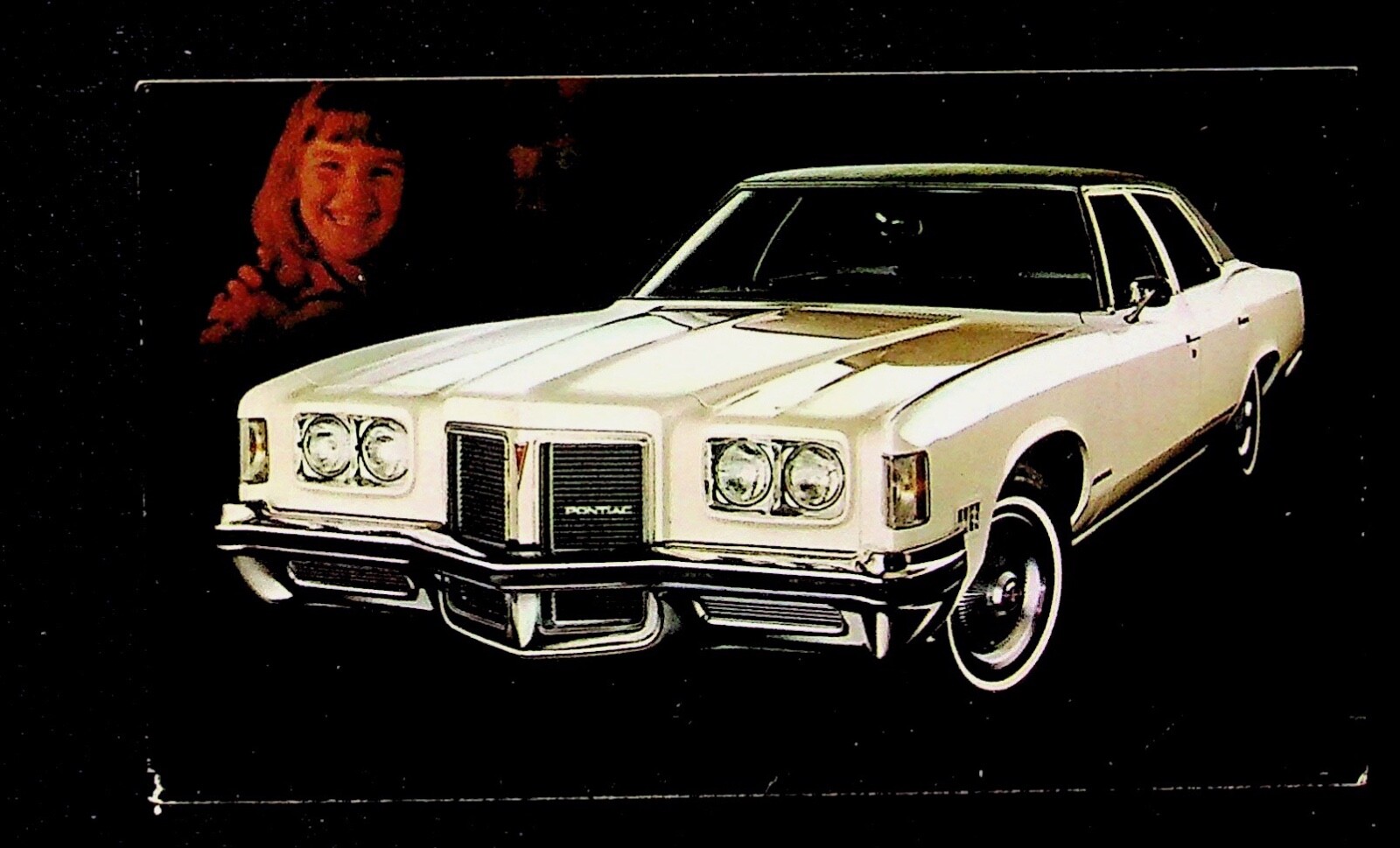 PONTIAC CATALINA 4-DOOR SEDAN POSTCARD 1972 - POSTCARD