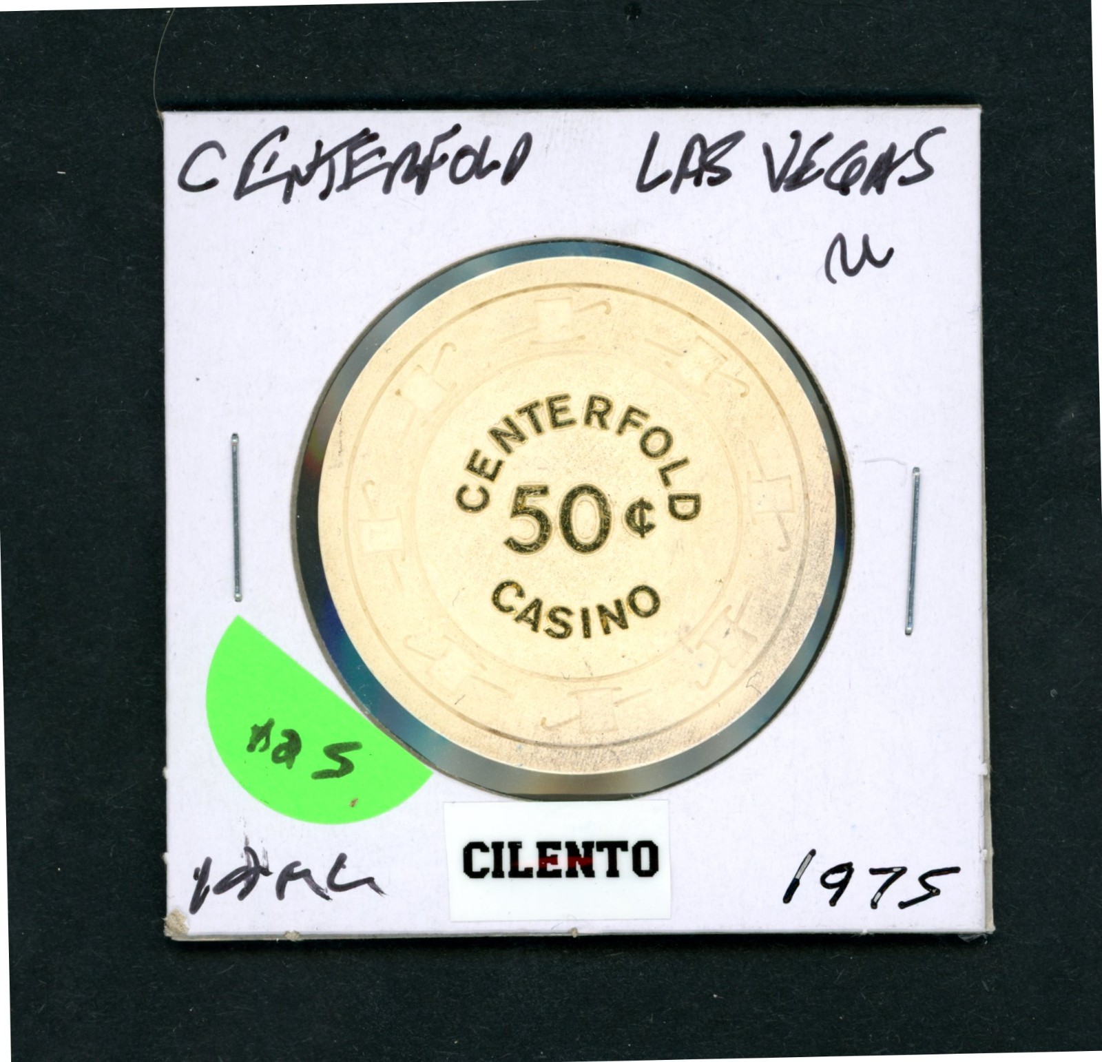Scarce $.50 Centerfold Casino Las Vegas, Nevada Casino Chip
