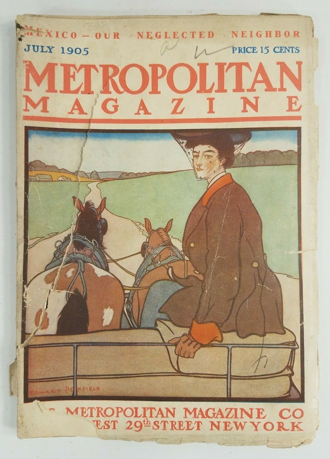 Antique Metropolitan Magazine July 1905 complete periodicals 