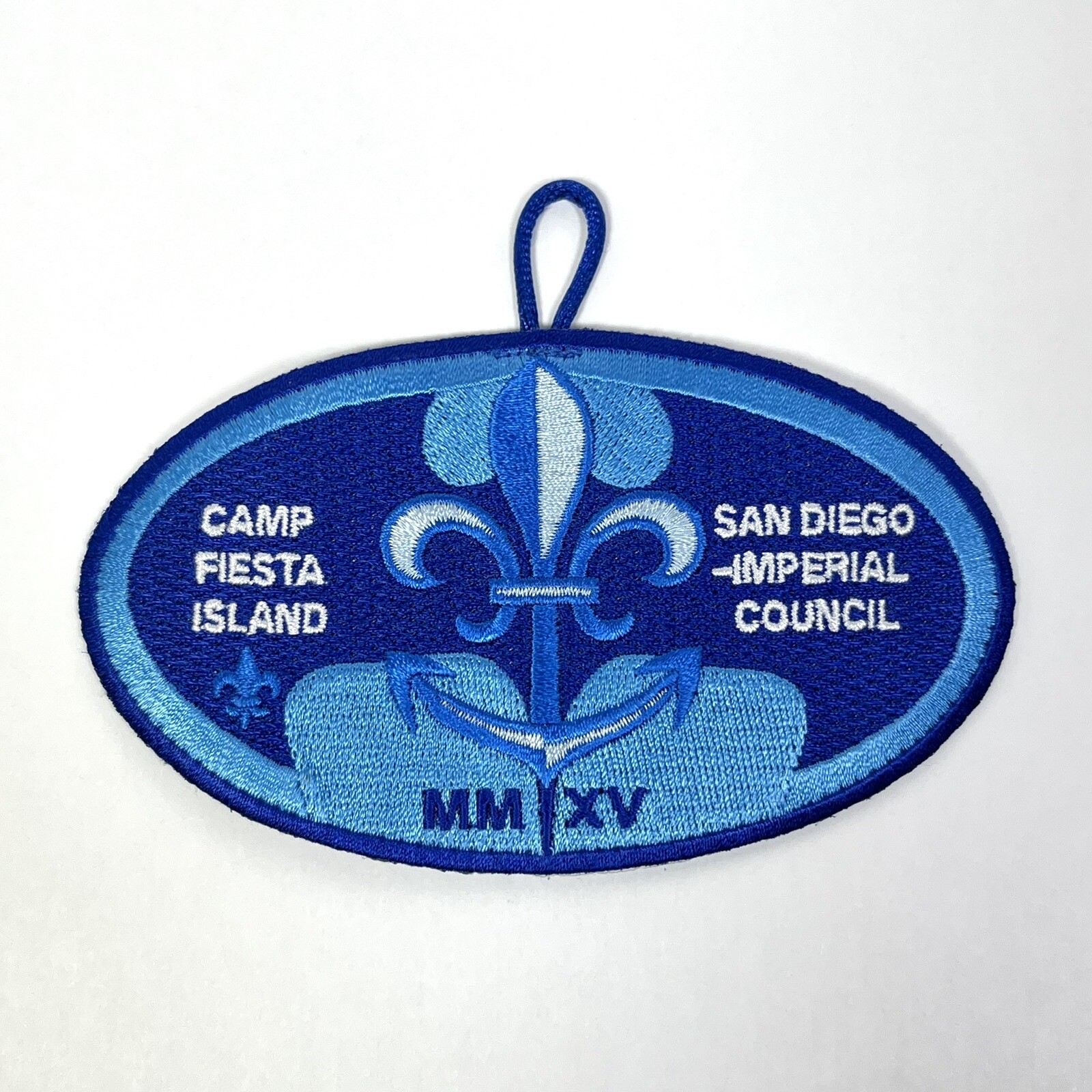 2015 Camp Fiesta Island SAN DIEGO IMPERIAL COUNCIL Boy Scouts BSA Patch ▪ CFI