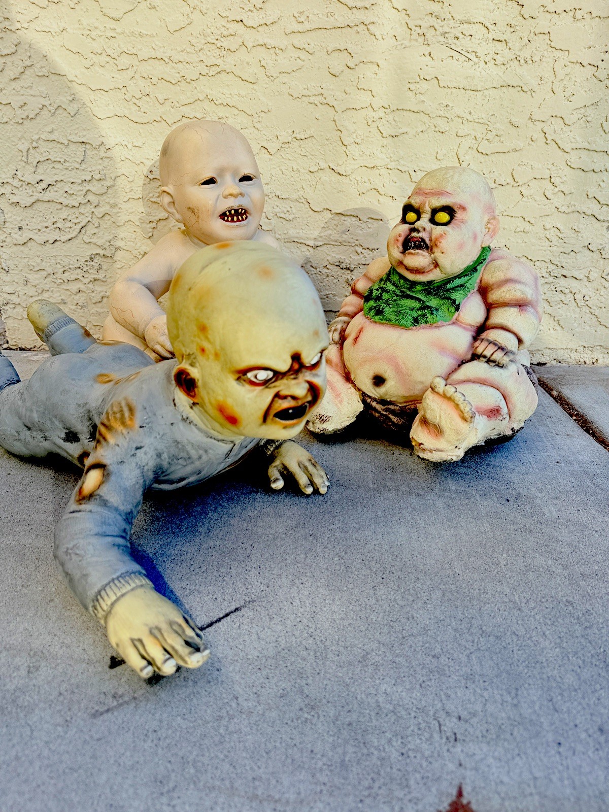 Spirit of Halloween Rare Zombie Blubbers The Runt Wall Crawler LOT as is see pic