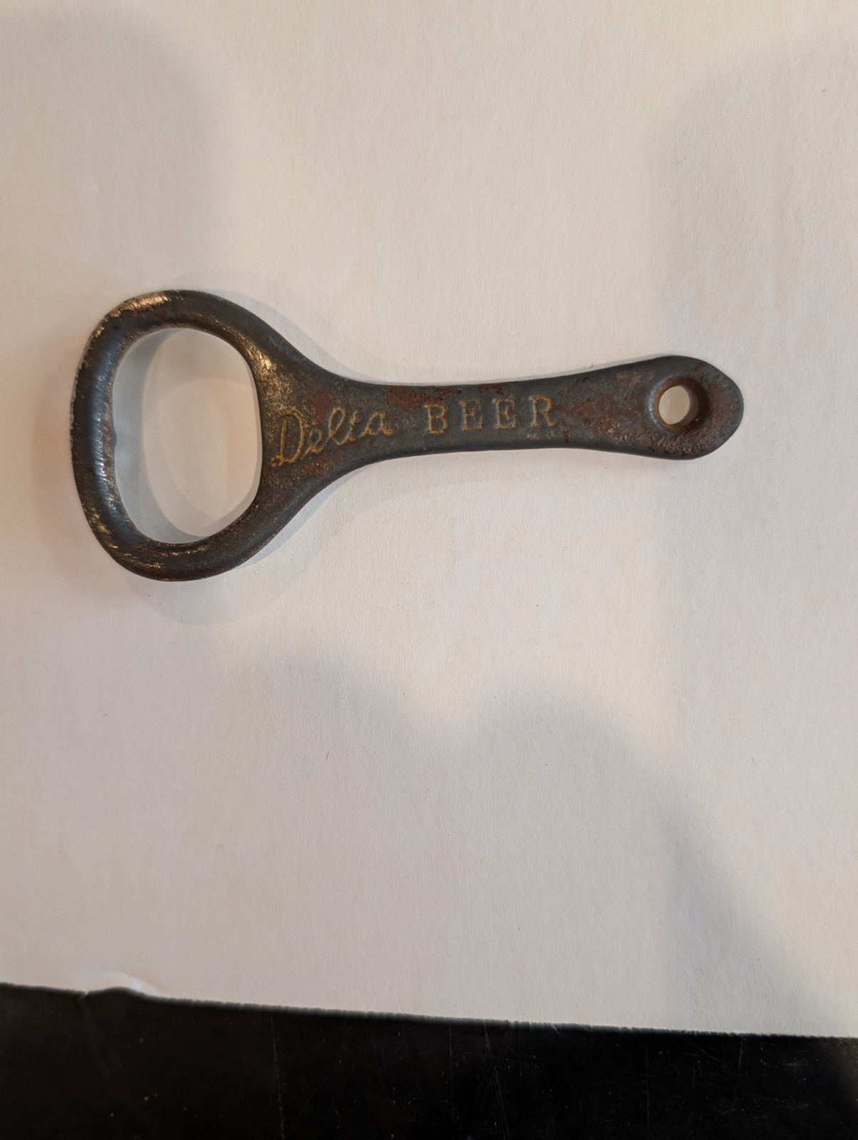 RARE--Vintage Delta beer bottle opener 1933-39 Escanaba, Michigan