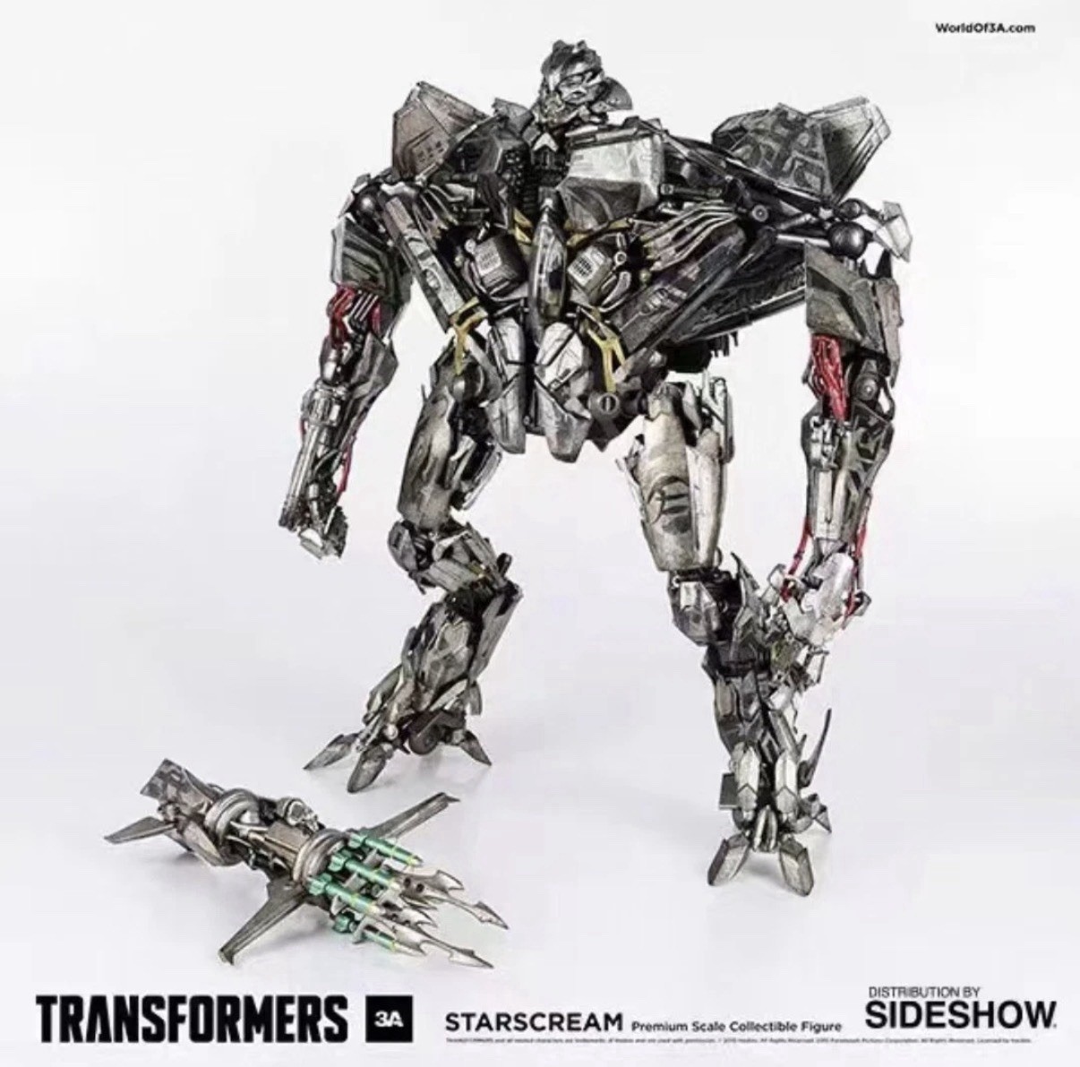 Threezero 3A Large-scale Dark of the Moon Starscream Super Rare Version 17 Inch