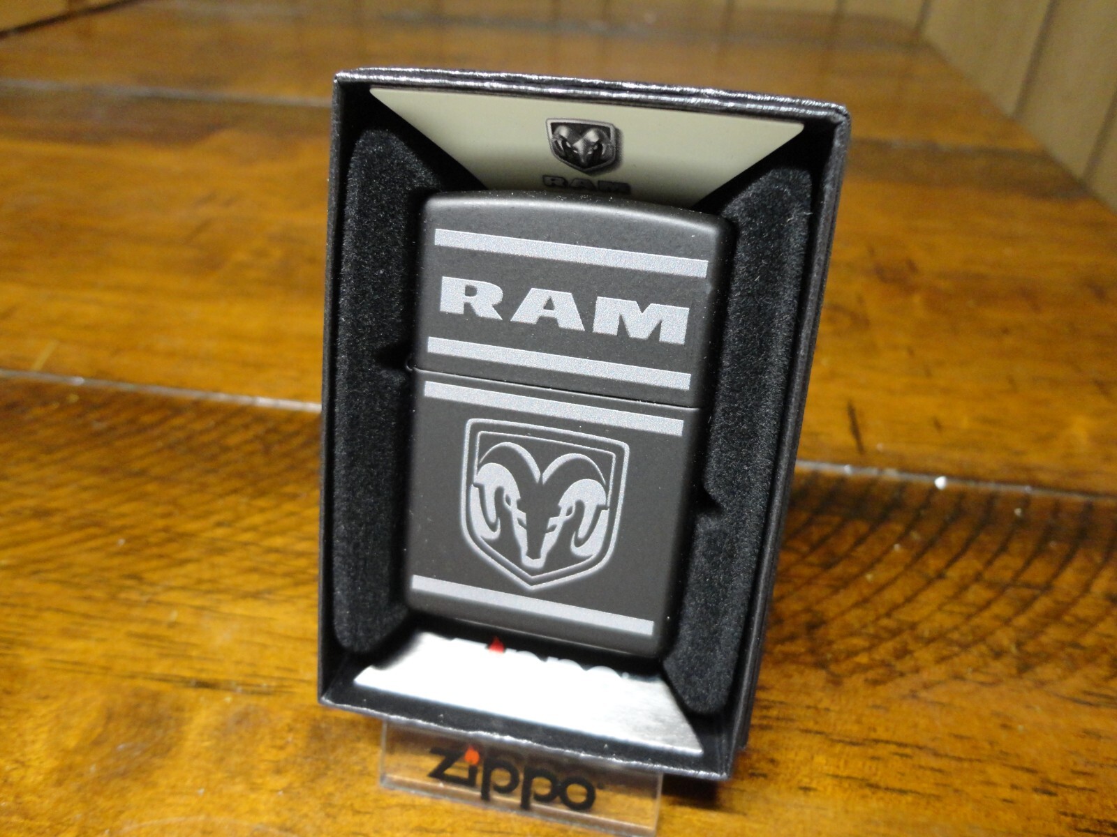 DODGE RAM TRUCK LOGO ZIPPO LIGHTER MINT IN BOX