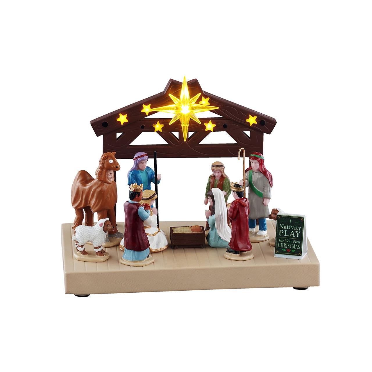 Lemax General Products Village Accessory Nativity Play 54530