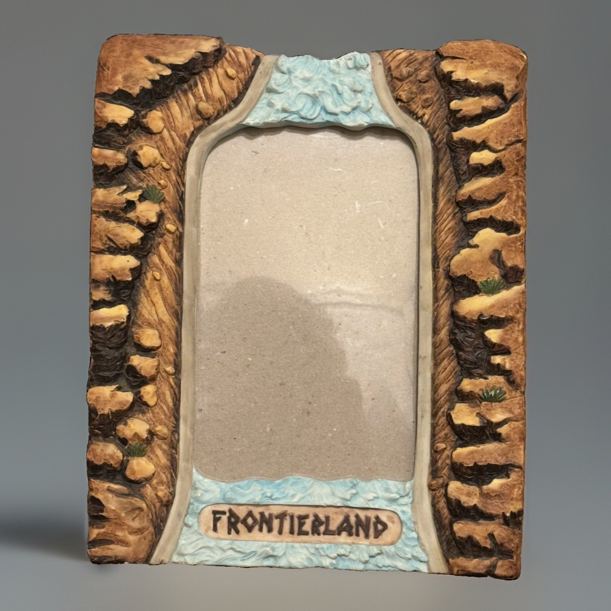 Disney Parks Splash Mountain Frontierland 3D Resin Picture Frame Vintage