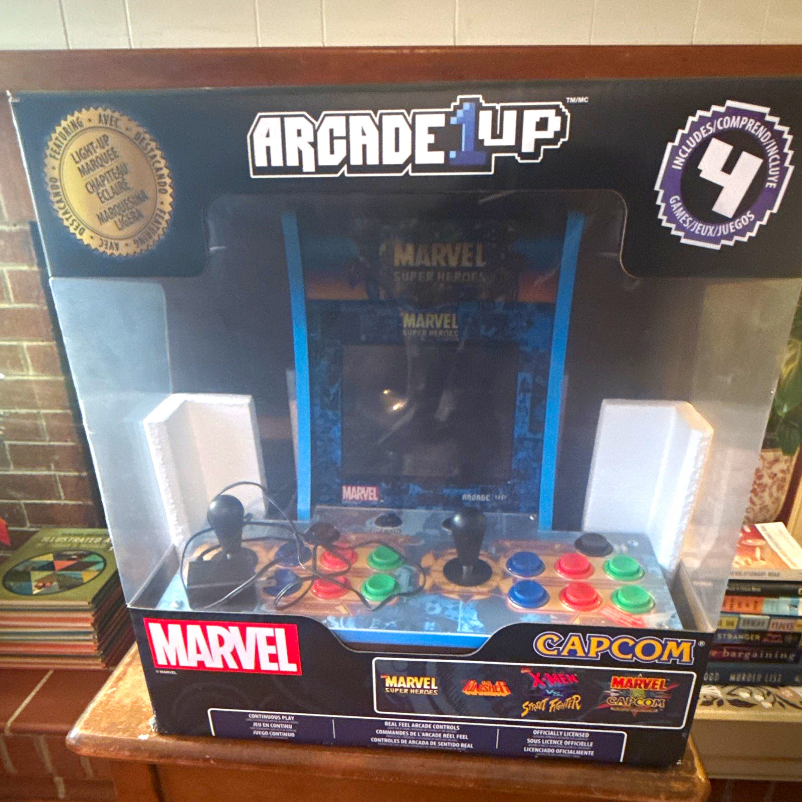 Arcade1Up Marvel Super Heroes Counter-Cade Tabletop Arcade Machine 2021