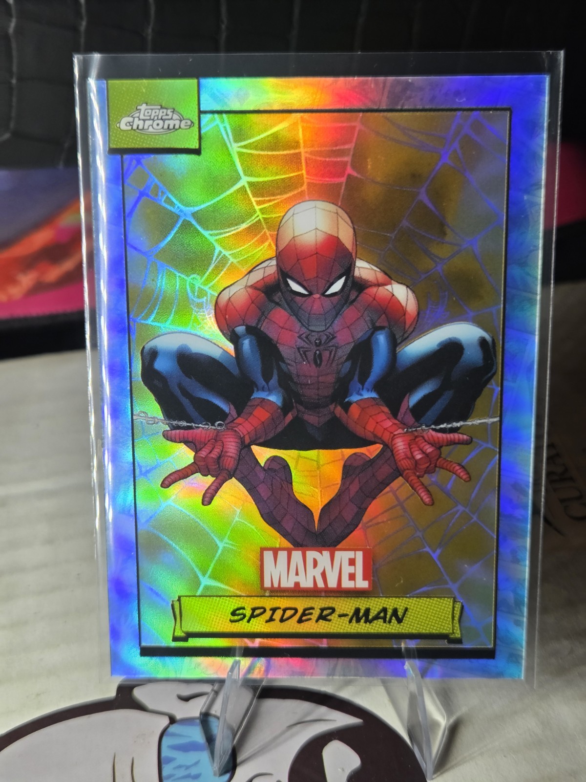 2024 Topps Chrome Marvel  Spider-Man Refractor #1