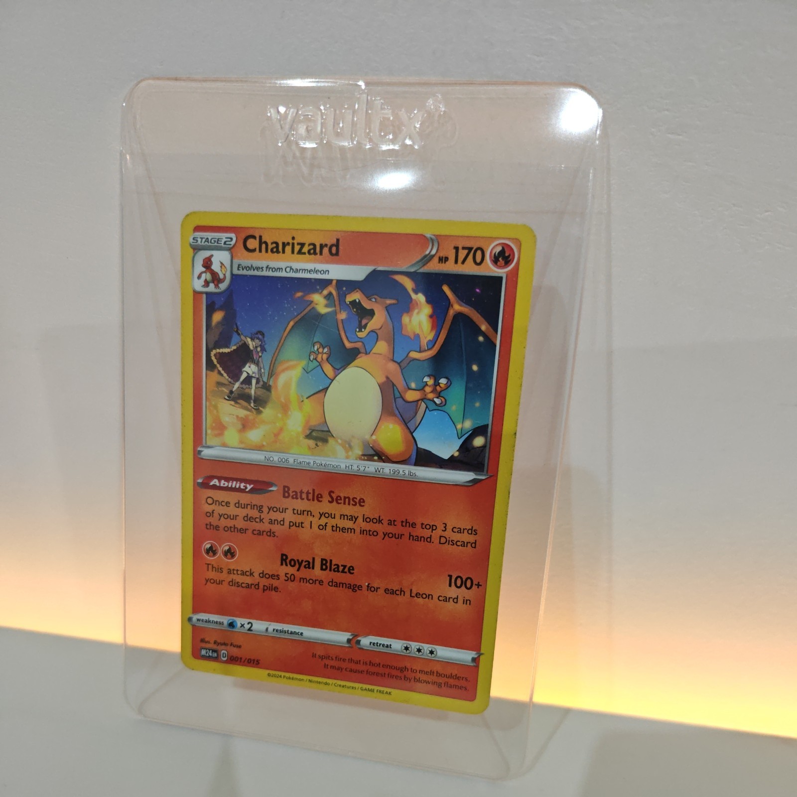 Pokémon TCG Charizard 001/015  2024 Regular
