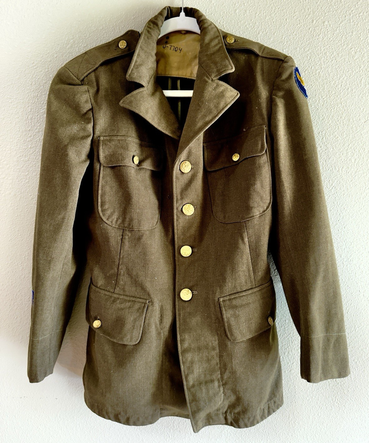 VINTAGE 1940s World War II US Army Air Force Engineering Specialist Jacket