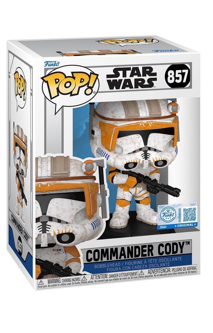 Star Wara Funko Pop Commander Cody Exclusive # 857 Pre Sale