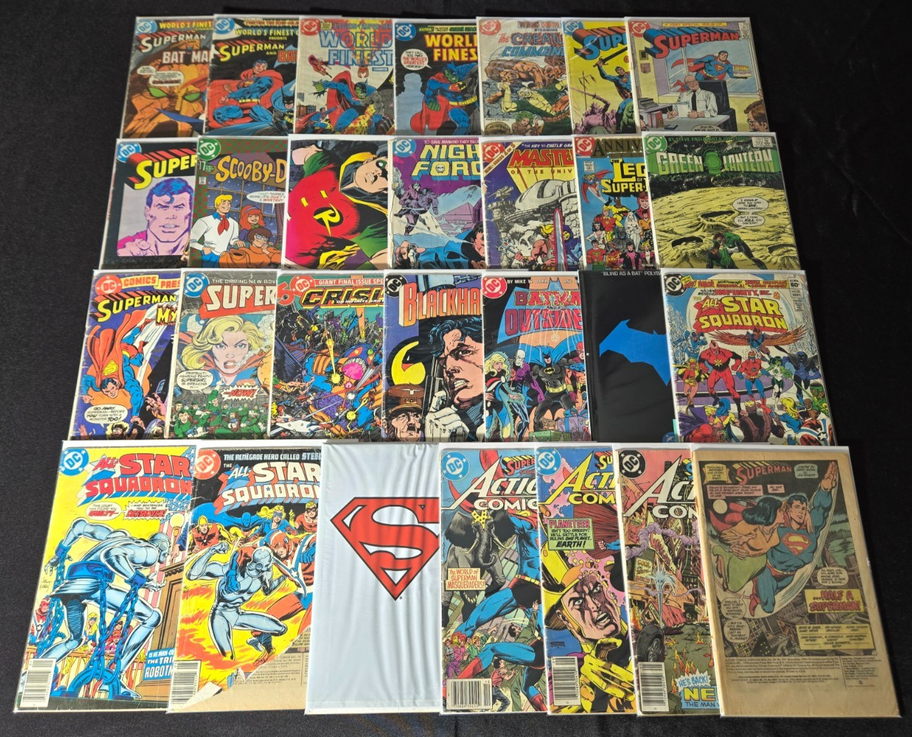 AnotherTime Lot of 28 DC Comic Books Vintage Superman Batman World's Finest DCU
