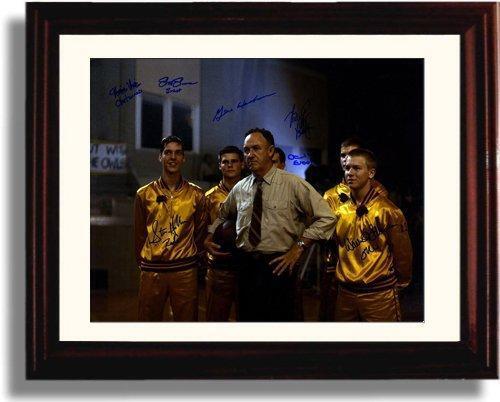 16x20 Framed Hoosiers Autograph Promo Print - Cast Signed