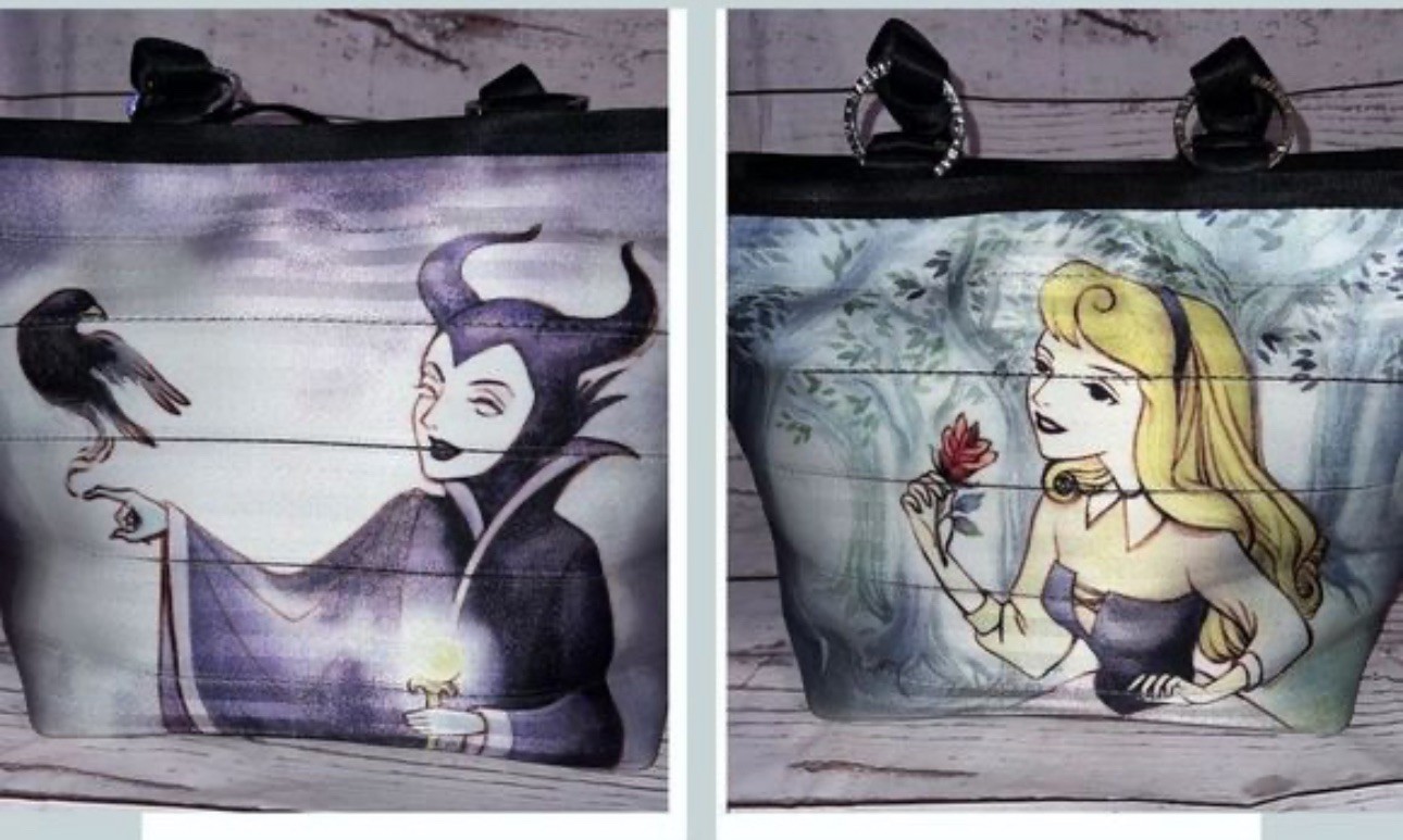 Harveys Disney Couture Villain Vintage Collection Maleficent Tote Bag Aurora