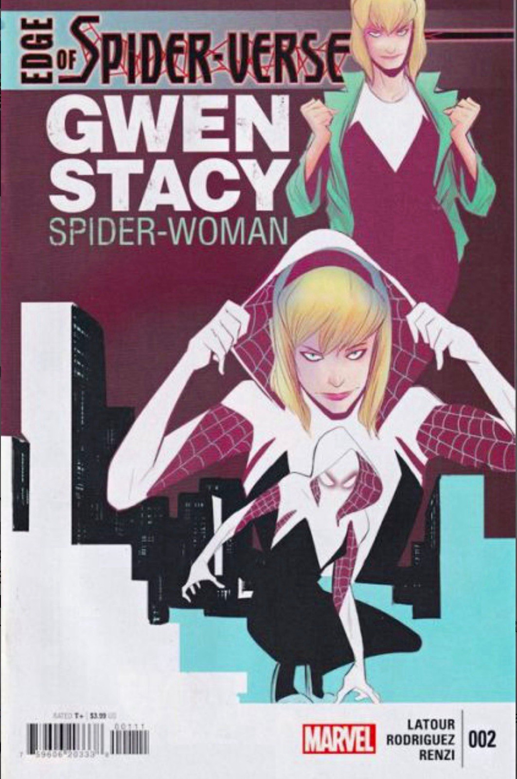 Marvel Edge of Spider-Verse #002 Gwen Stacy Spider-Woman Single Issue Marvel Edge of Spider-Verse #002 Gwen Stacy Spider-Woman Single Issue