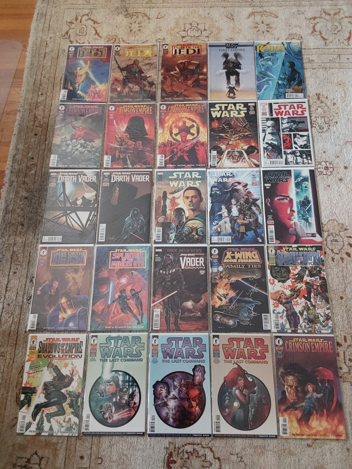 STAR WARS MEGA-LOT OF 25 INCLUDING 4 FIRST ISSUES HIGH-GRADE DEALER LOT CHEAP