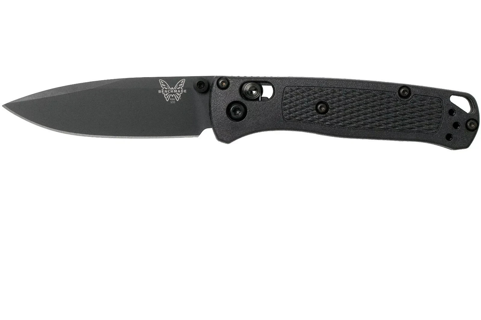 Benchmade 533 Mini Bugout Black Grivory Handle Folding Knife USA