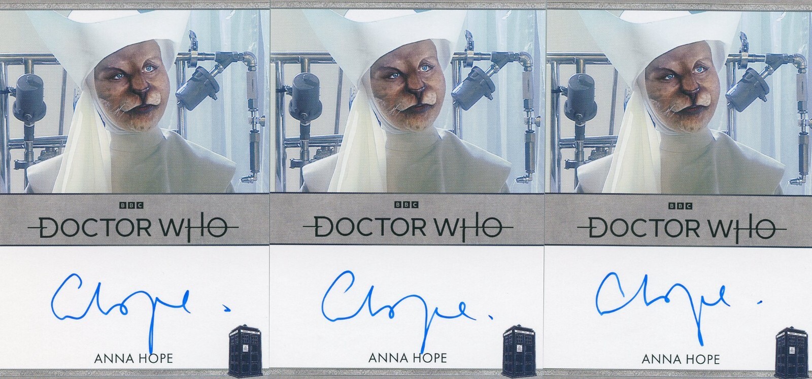 VL New 2023 Doctor Who Autograph card of Anna Hope as Hame Bordered AAA