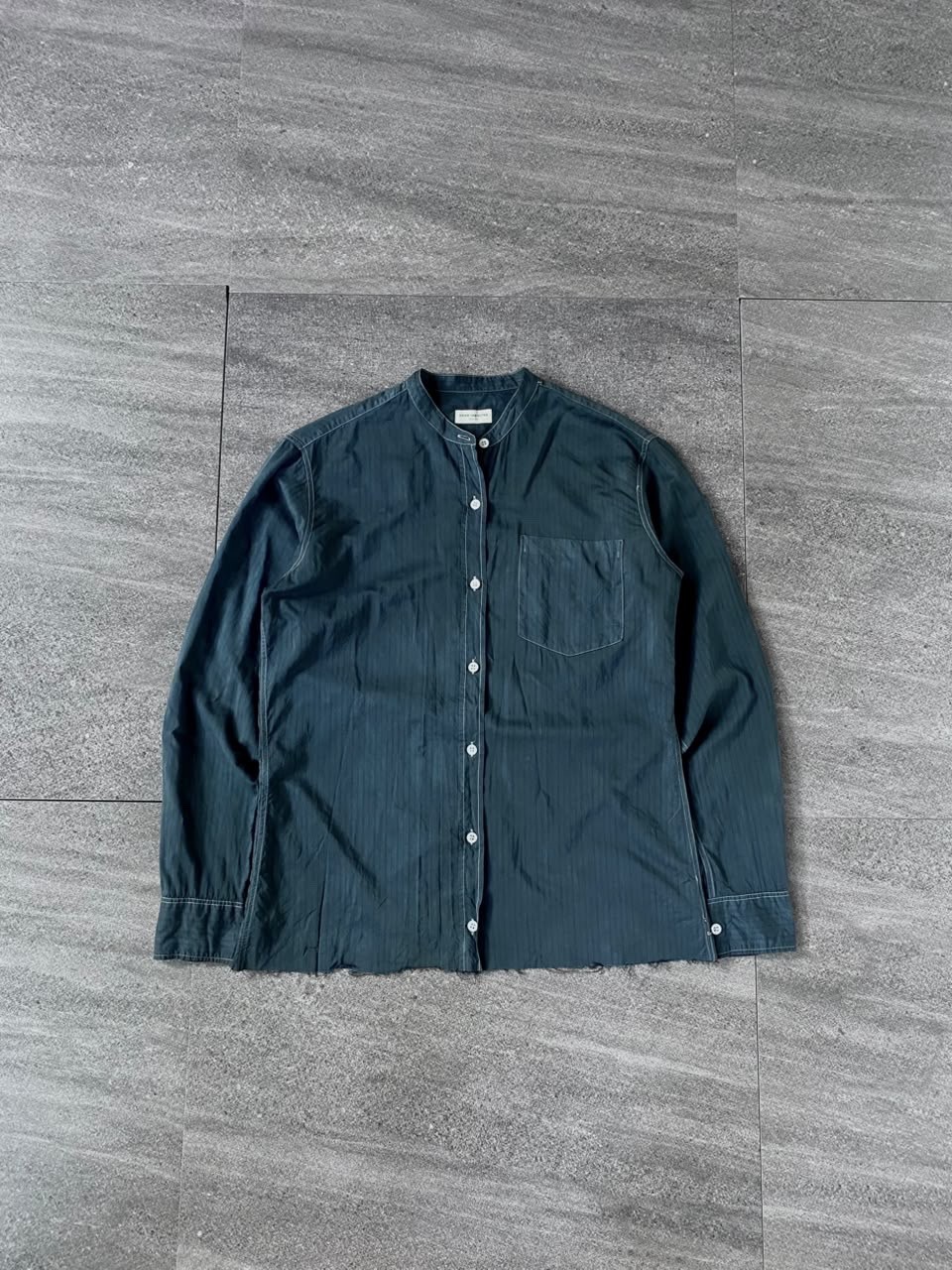 Dries Van Noten Overdyed Shanghai Collared Shirt