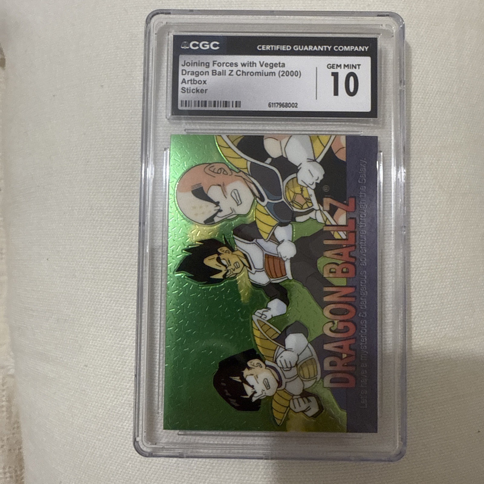 2000 ArtBox Dragon Ball Z Joining Forces With Vegeta Gohan & Krillin CGC 10 Pop1