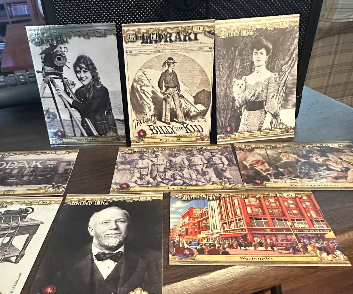 Set Of 9  Gilded Age Alice Roosevelt Billy The Kid, Gustavo’s Franklin Swift Sr.