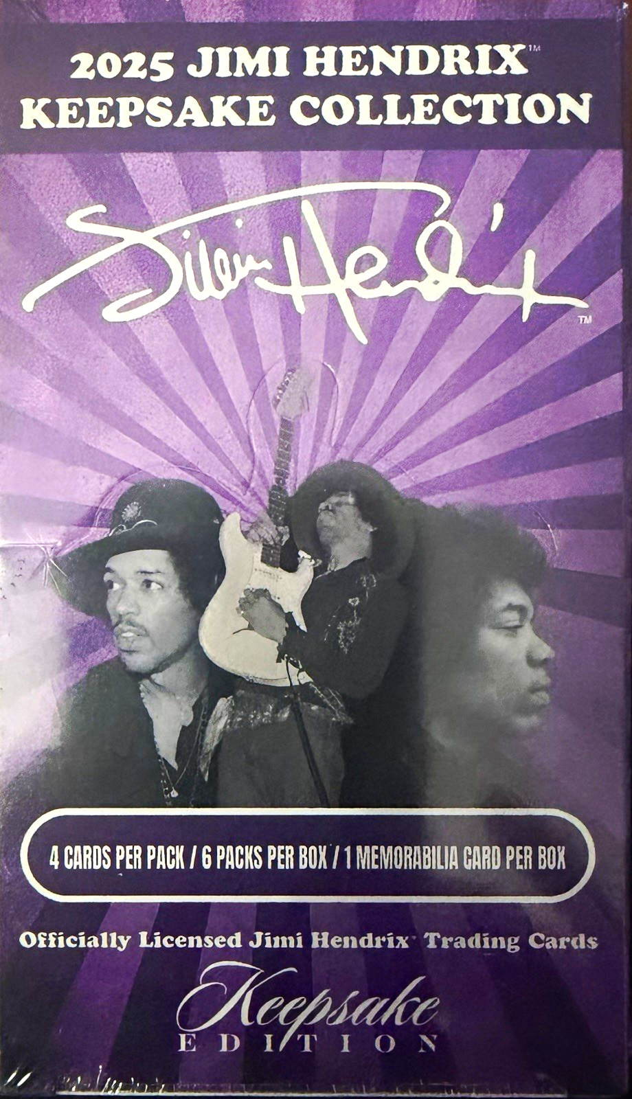 2025 Jimi Hendrix Keepsake Collection Blaster Box (New, Factory Sealed)