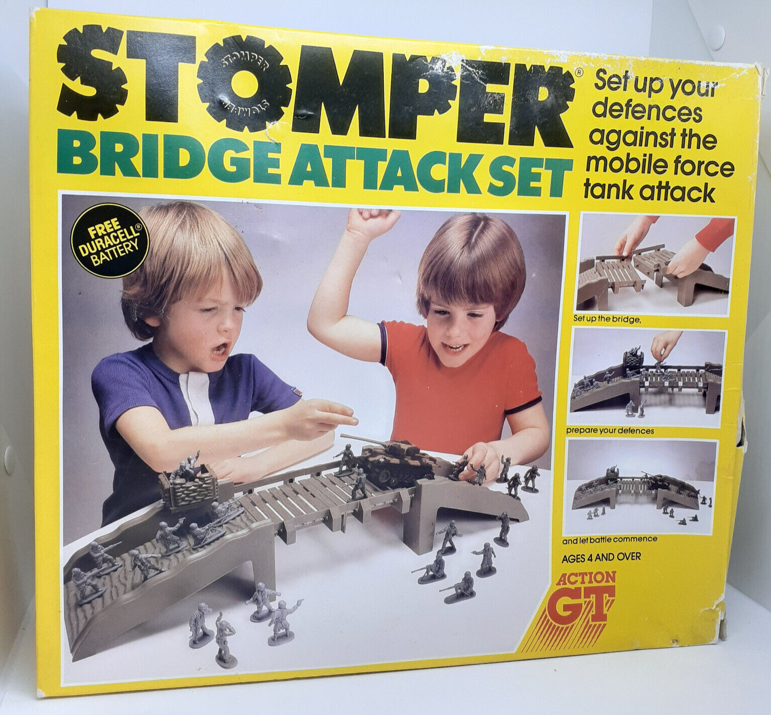 Vintage Schaper Stomper Bridge Attack Set NIB