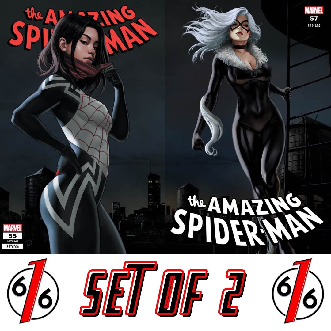 🔥🕷️ AMAZING SPIDER-MAN #55-57 IVAN TALAVERA Connecting Variant Set LTD 3000