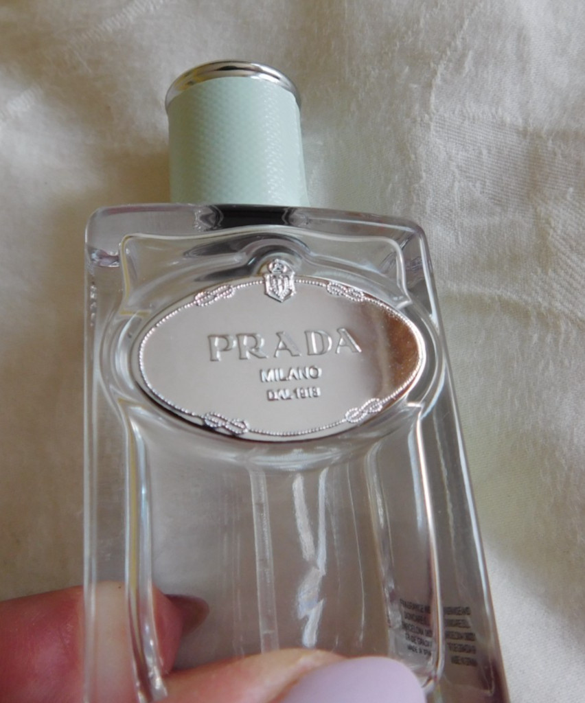 Prada Milano EMPTY bottle Eau De Parfum Infusion De Fleur D'Iris 1.7 fl. oz EDP