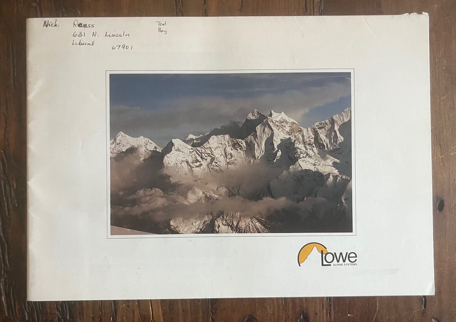 Vintage 1970s Lowe Alpine Systems Product Catalog 10\