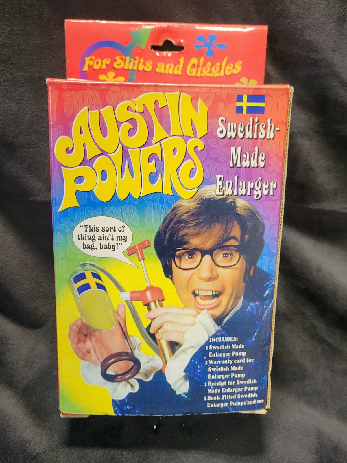 Austin Powers 1998 Swedish Made Enlarger for Men Mike Myers Novelty Gift