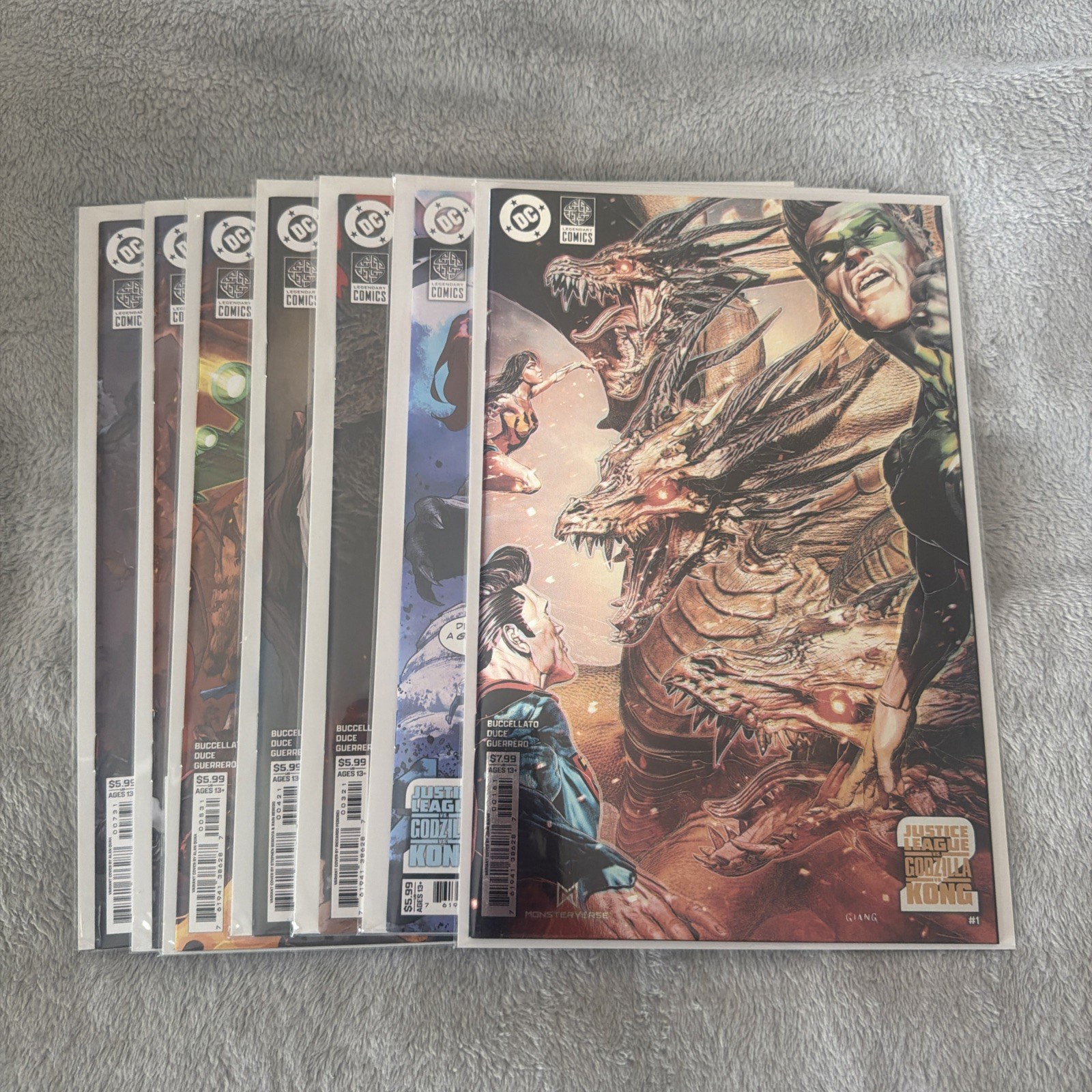 JUSTICE LEAGUE VS GODZILLA VS KONG 2 #1-7 VARIANT SET DC COMICS 2025 FULL STORY