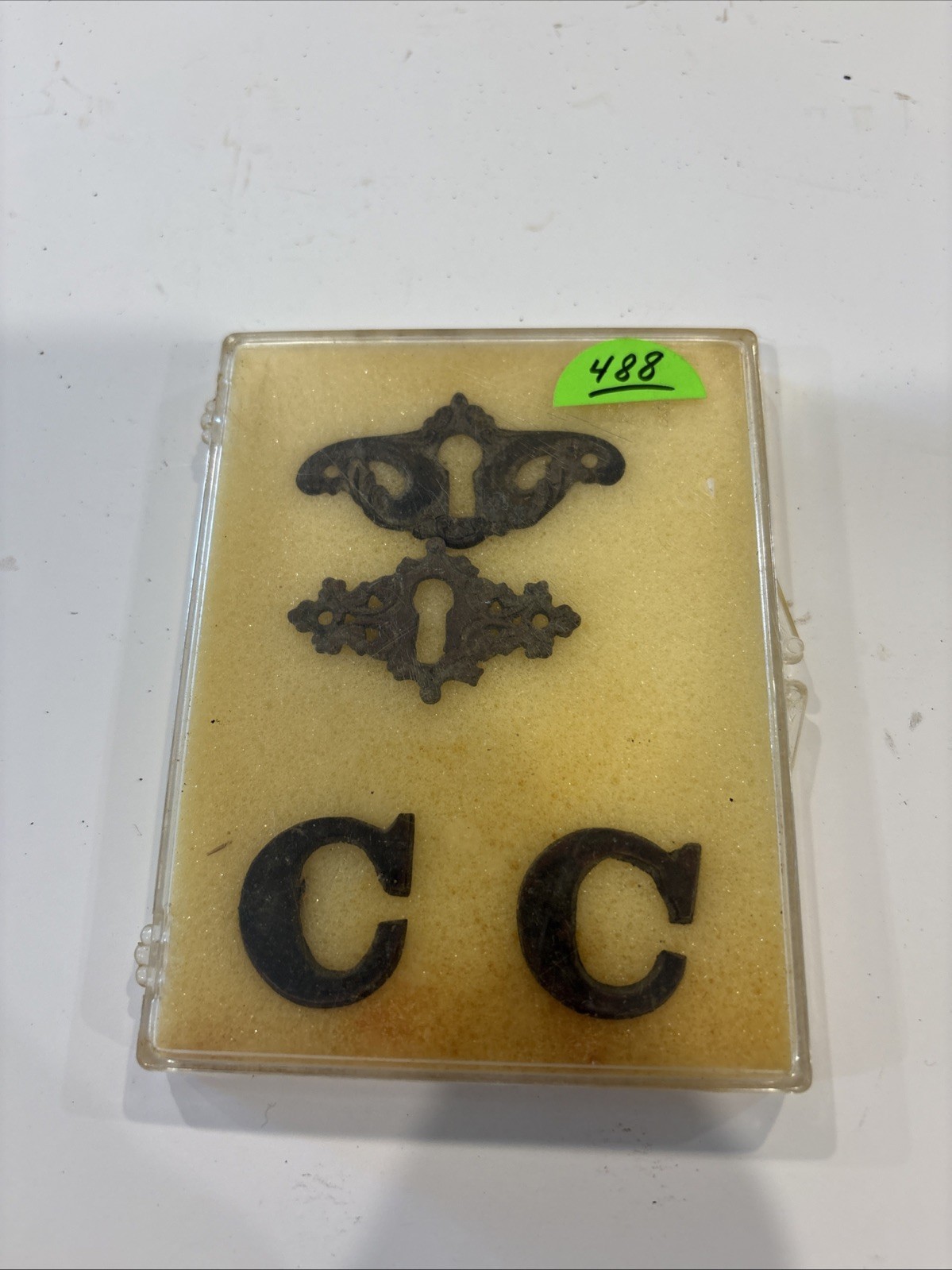 Vintage Furniture Keyholes Possibly From The Civil War Era