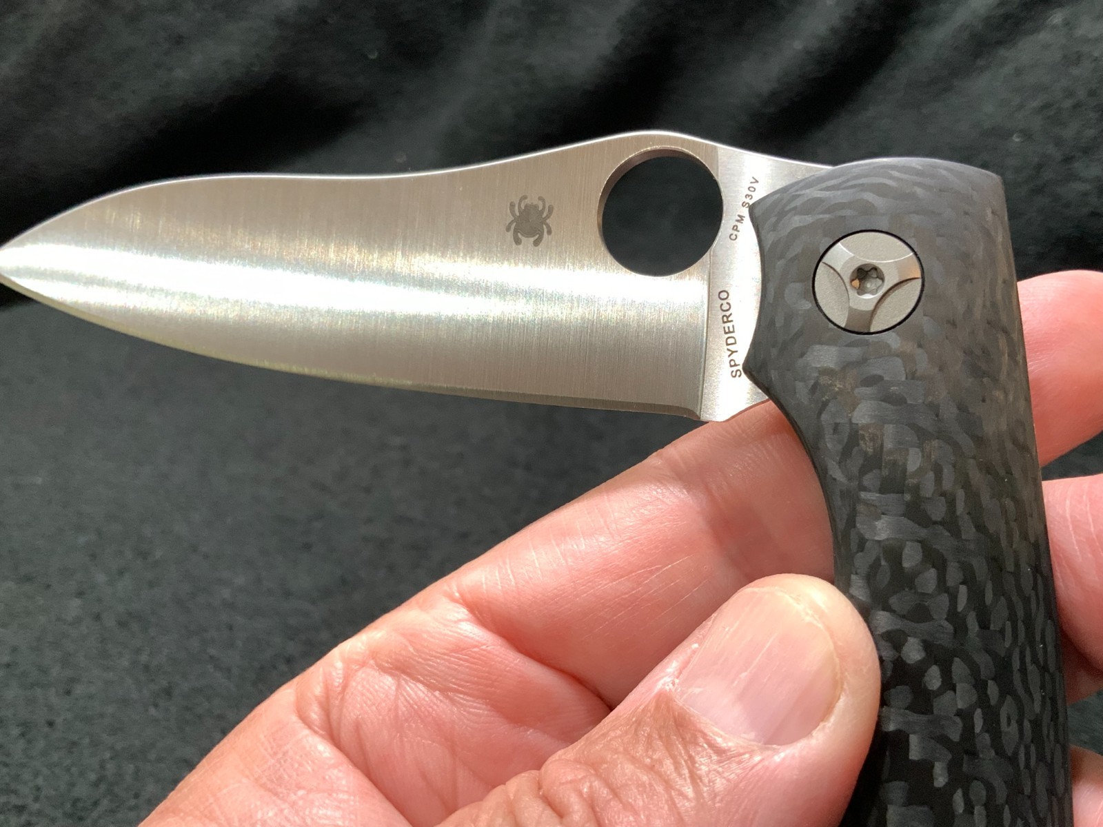 Spyderco Kapara (C241CFP) Alistair Phillips CPM-S30V Pocket Clip Chef's Knife
