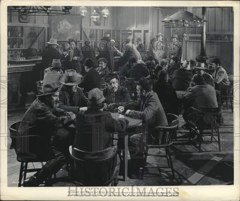 1989 Press Photo A saloon scene from the film 
