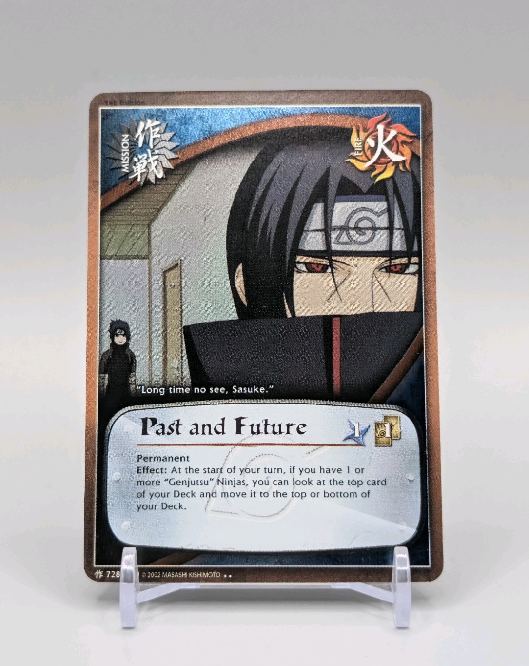 PAST AND FUTURE - 728 - 1ST EDITION - FOIL - NARUTO BANDAI CARD - CCG TCG 