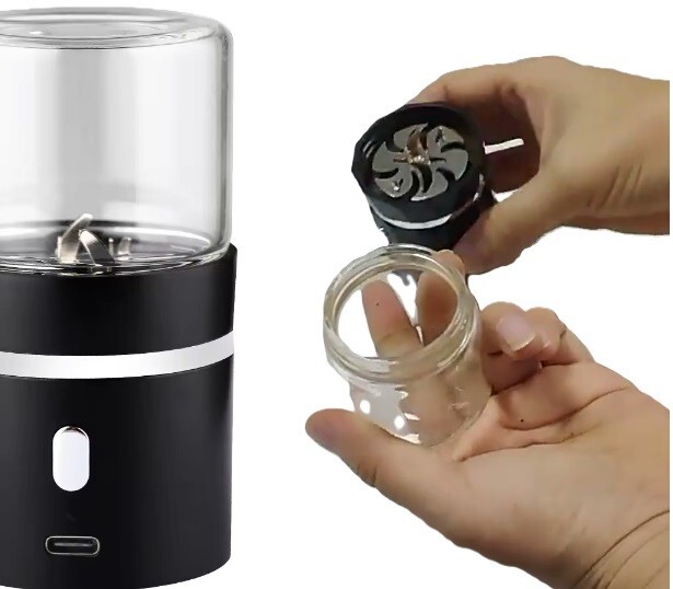 High Powered Electric - Tobacco Grinder 🌱 Smooth Designer - SMART Grinder