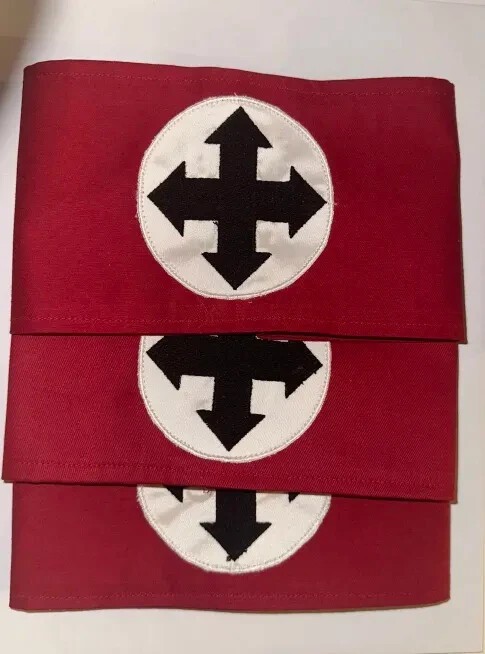WW2 German HUNGARIAN ARROWCROSS Armband Reproduction MINT EMBROIDERED